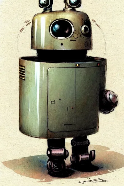 Image similar to ( ( ( ( ( 1 9 5 0 s retro future android robot mobile delivery. muted colors., ) ) ) ) ) by jean - baptiste monge,!!!!!!!!!!!!!!!!!!!!!!!!!