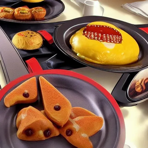 Image similar to IHOP's new Doom themed breakfast items