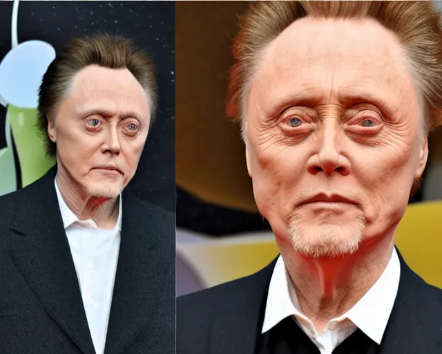 Prompt: Christopher Walken in Fantasia Disney animated film