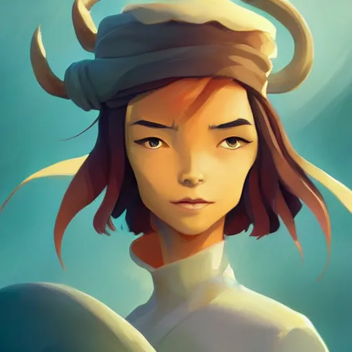 Image similar to face icon stylized minimalist wizard of the coast, loftis, cory behance hd by jesper ejsing, by rhads, makoto shinkai and lois van baarle, ilya kuvshinov, rossdraws global illumination