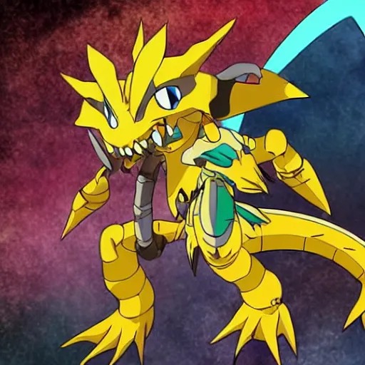 Prompt: a new digimon based on a scorpion, in the style of digimon, 4k, high quality