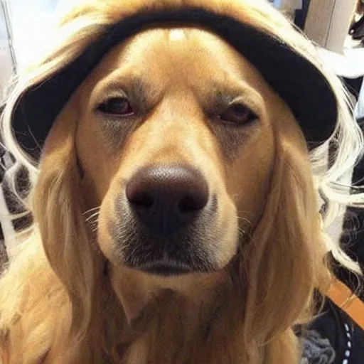 Prompt: photo of a dog that looks like'dog : the bounty hunter's