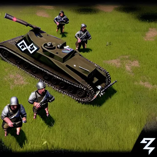 Image similar to nazi rts game, ps 5 screenshot, isometric view, third person gameplay, 3 d render, cryengine, highly detailed