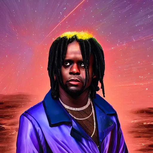 Prompt: chief keef as god digital art 4 k detailed super realistic