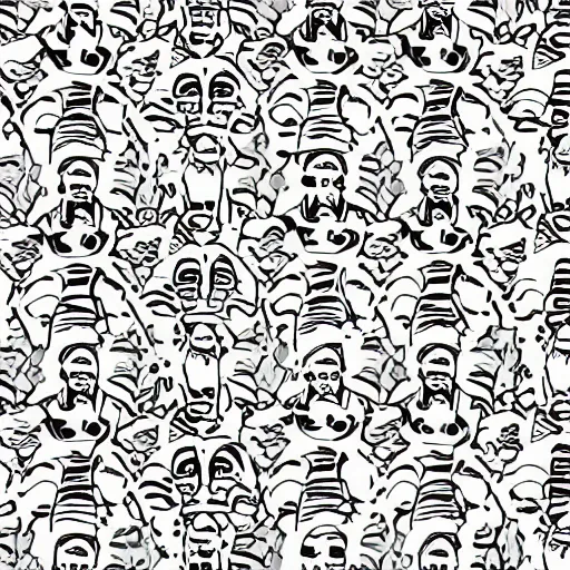 Image similar to outline of faces, wallpaper