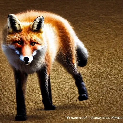Prompt: vladimir putin the fox award winning photograph