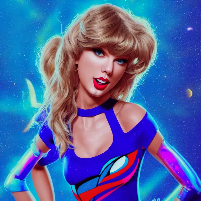 Image similar to portrait of Taylor Swift as Lola Bunny in Space Jam. HD, 4K. intricate abstract. intricate artwork. by Tooth Wu, wlop, beeple, dan mumford. octane render, trending on artstation, greg rutkowski very coherent symmetrical artwork. cinematic, hyper realism, high detail, octane render, 8k, iridescent accents