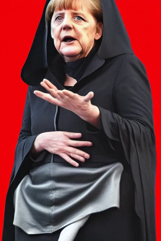 Image similar to Angela Merkel as Sith lord