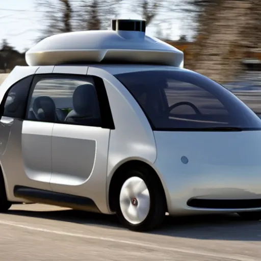 Prompt: Apple announcing the new self driving Apple Car, realistic photo