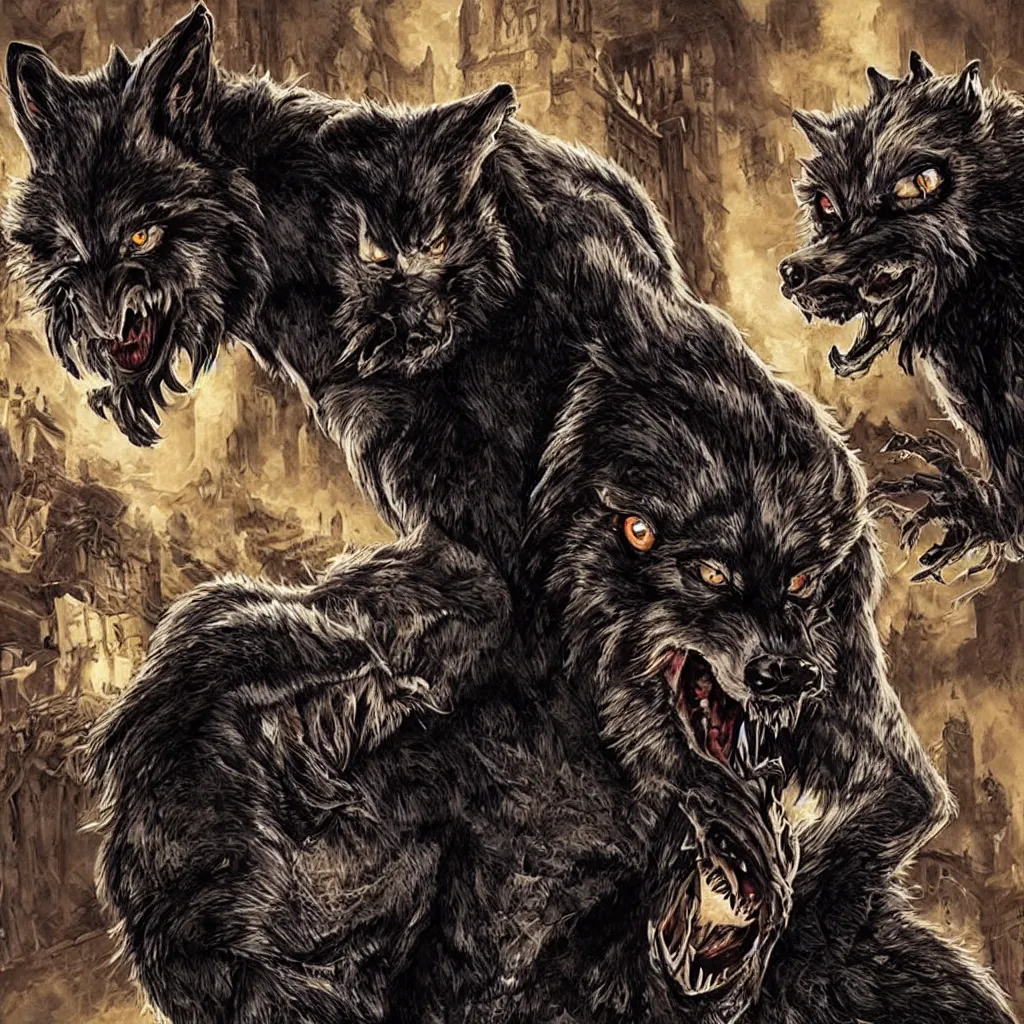 Image similar to werewolf in london