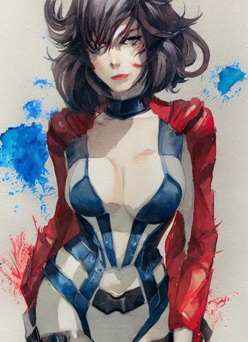 Image similar to concept art of comiket cosplay, pinterest, artstation trending, behance, watercolor, by coby whitmore, silver, laser light,