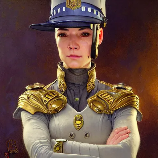 Prompt: portrait of a female grey bunny in a police uniform. shadowrun furaffiniy cyberpunk fantasy highly detailed painting by gaston bussiere craig mullins jc leyendecker gustav klimt artgerm greg rutkowski john berkey, bergey, craig mullins, ruan jia, raymond swanland, jeremy mann, tom lovell, alex malveda