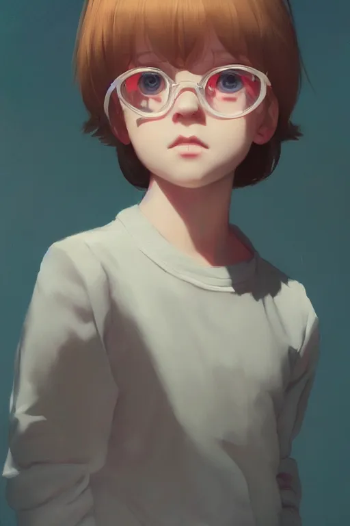 Image similar to a portrait of a cute todd solondz, vivid colors, soft lighting, atmospheric, cinematic, moody, in the style of ilya kuvshinov and range murata, krenz cushart, oil on canvas, 8 k