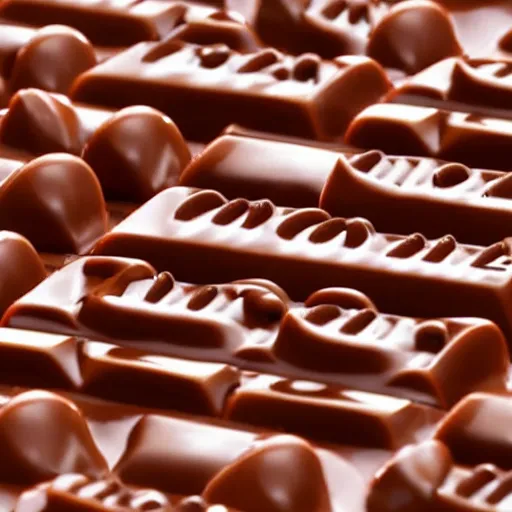Prompt: coding language made out of chocolates
