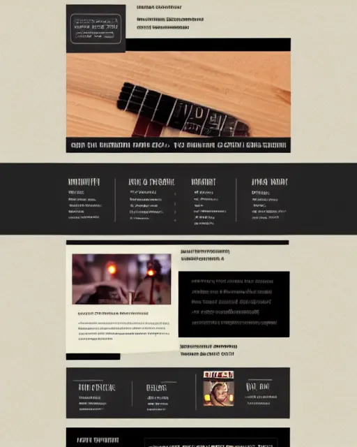 Prompt: web radio design template