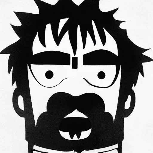 Image similar to [ luffy mustache ] by kim jung and kentaro miura gi