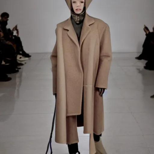 Image similar to gena bukin as maison margiela model