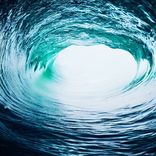 Image similar to photo of inside a wave