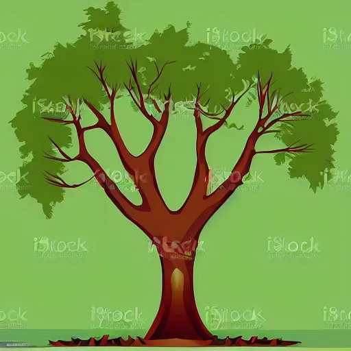 Image similar to tree vector art