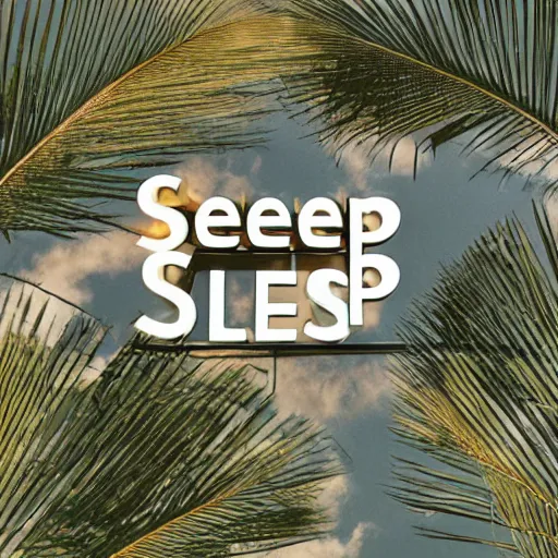 Image similar to team sleep, palms