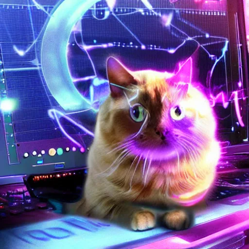 Image similar to cybercat