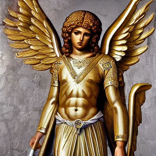 Prompt: archangel michael, intricate, photorealistic