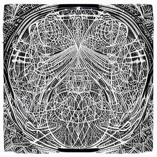 Image similar to “geometrically surreal order of zen, extremely high detail, photorealistic, intricate line drawings, dotart, album art in the style of James Jean”