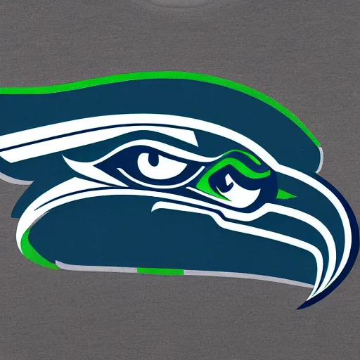 Prompt: seattle seahawk, by vincent vangogh