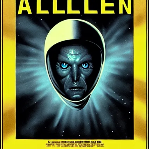 Image similar to alien poster art by imagine effects
