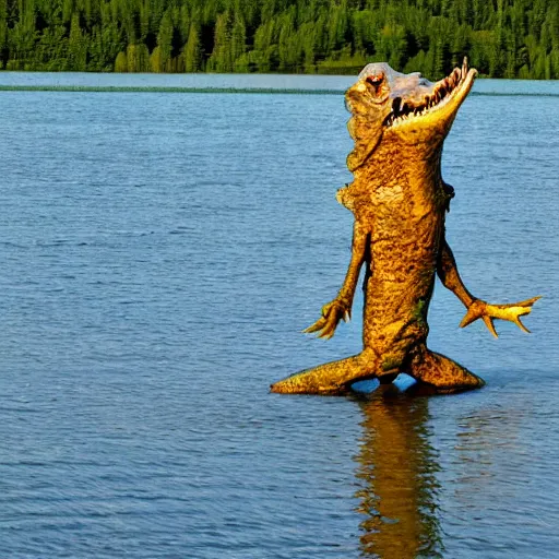 Image similar to the lake creature