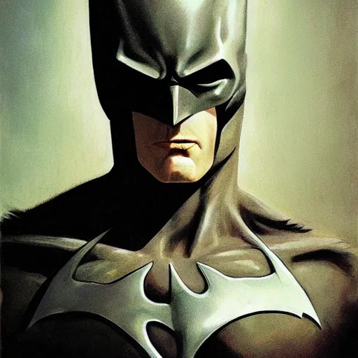 Prompt: Portrait of Mutant Batman, dc comics, dark, artstation, painted by Zdislav Beksinski