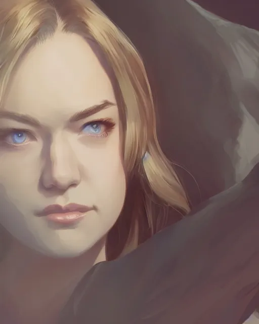 Image similar to yvonne strahovski, full shot, atmospheric lighting, visible face, perfectly shaded body, by makoto shinkai, stanley artgerm lau, wlop, rossdraws