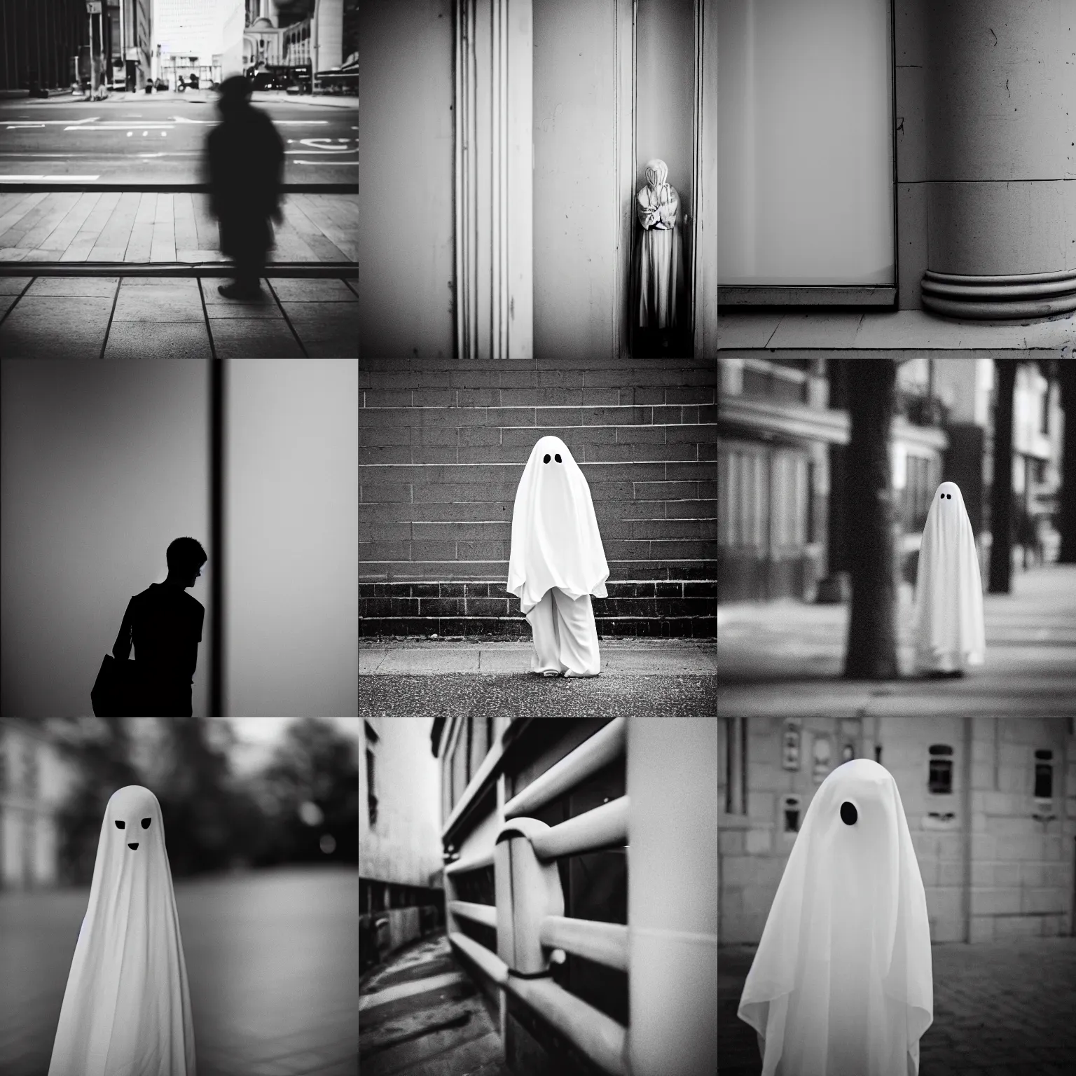 Prompt: photograph of a ghost, Leica M9, Voigtländer 35mm, depth of field