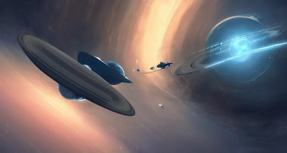 Image similar to intense space ship battle in the ring of Saturn, hyperdetailed, artstation, cgsociety, 8k