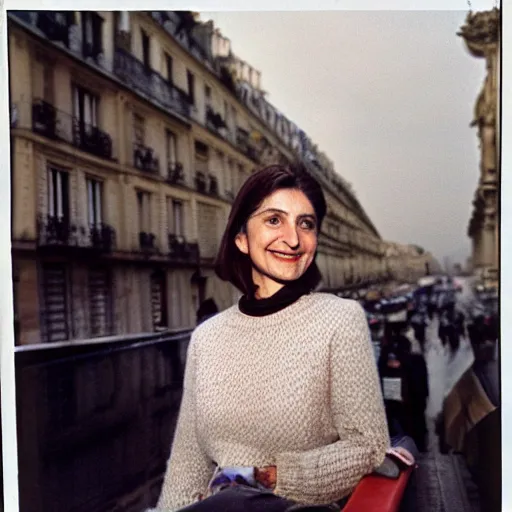 Prompt: photo of suzanne spaak in paris, kodachrome 6 4