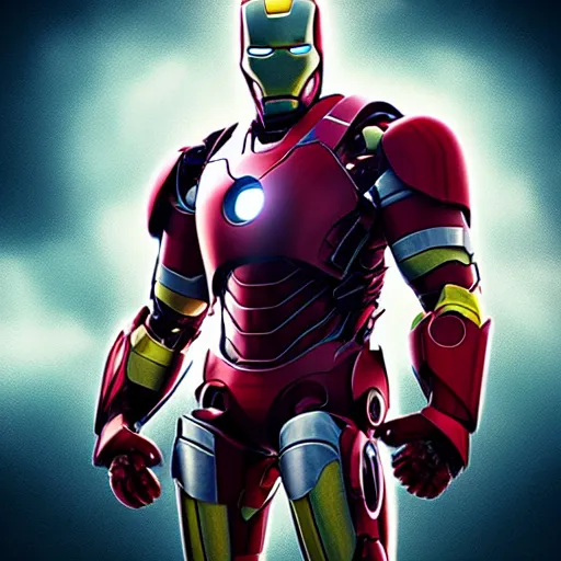 Image similar to “minion iron man, UHD, hyperrealistic render”