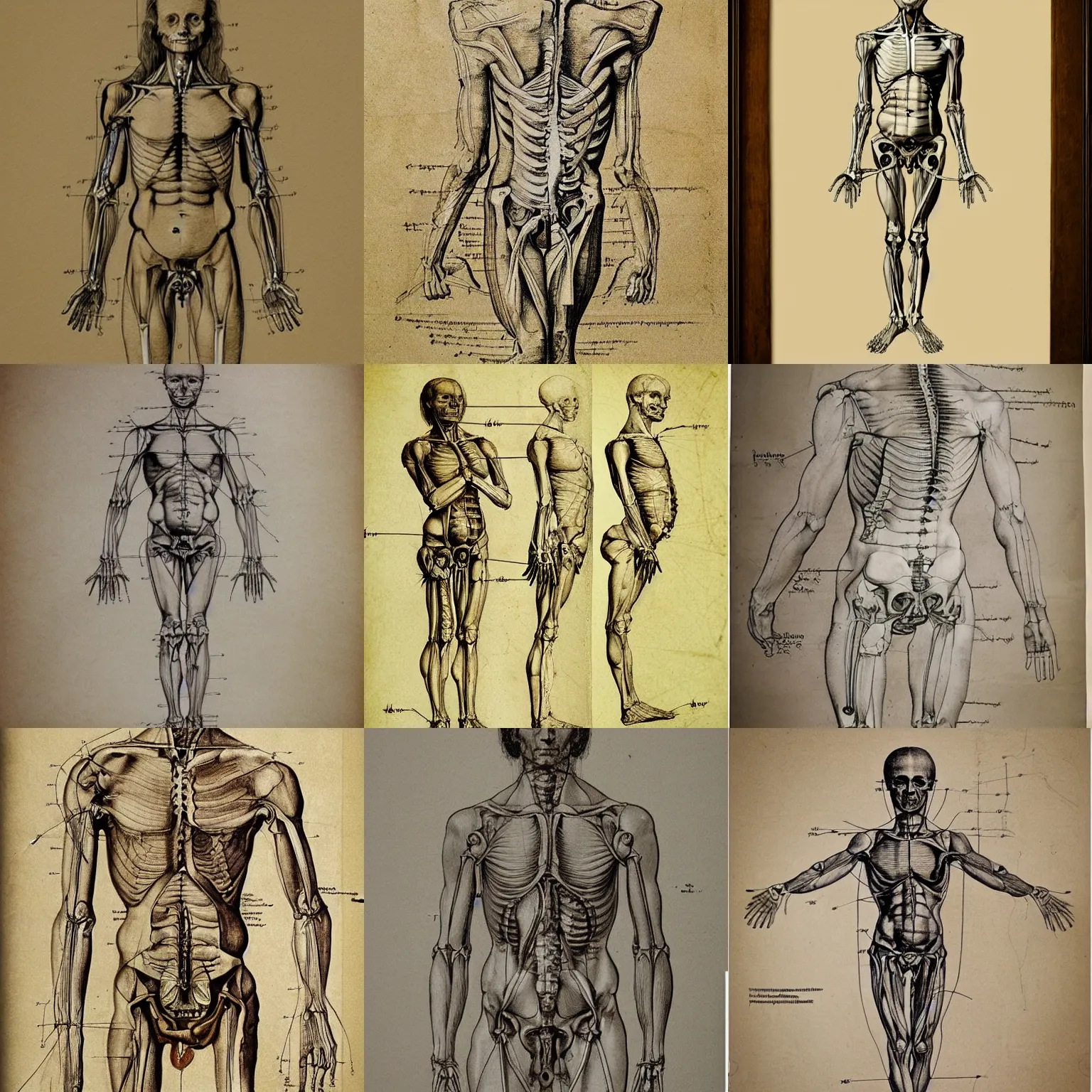da vinci technical drawing of anatomical man | Stable Diffusion | OpenArt