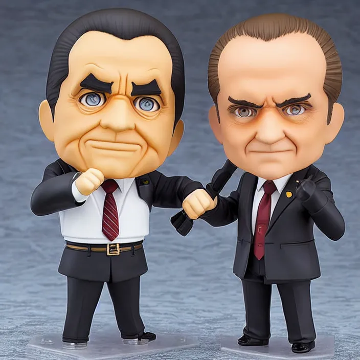 Image similar to Richard Nixon, An anime Nendoroid of Richard Nixon, figurine, detailed product photo