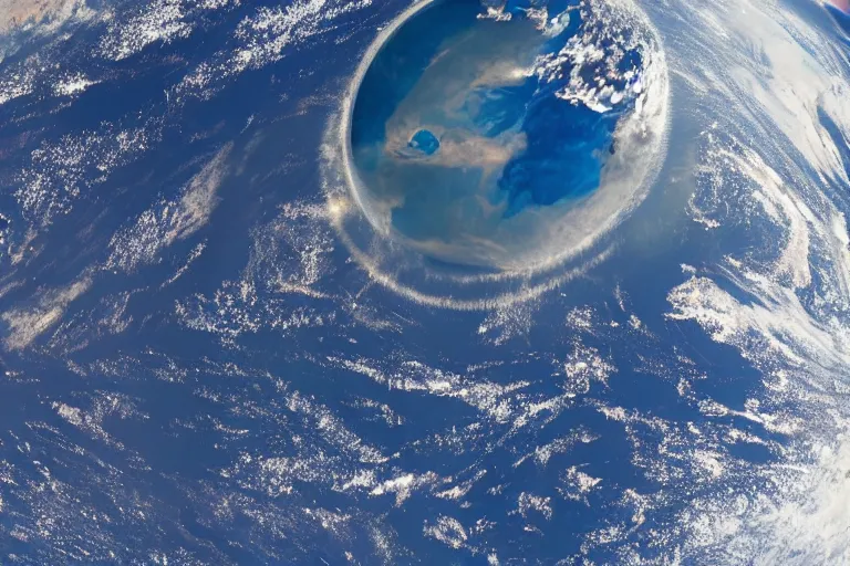 Image similar to photo of earth from the international space station