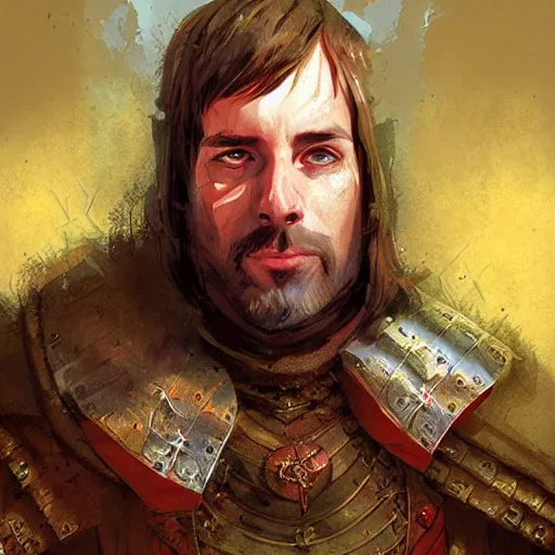 Prompt: Richard the Lionheart portrait by Marc Simonetti