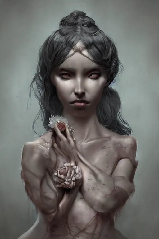 Prompt: a portrait of a character in a hostile environment by natalie shau, naoto hattori, jacqueline e and bastien lecouffe deharme, trending on artstation, artstationhd, artstationhq, unreal engine, 4 k, 8 k