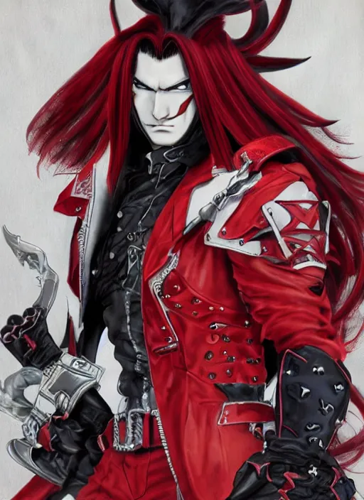 Image similar to vincent valentine