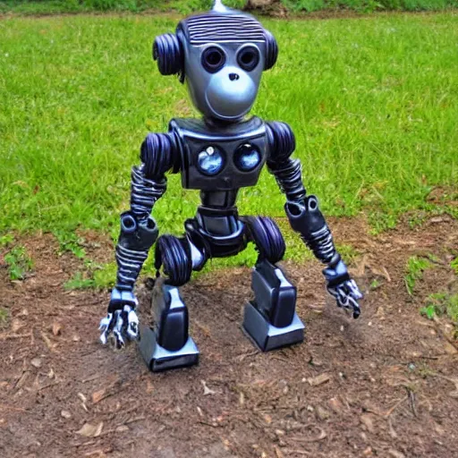 Prompt: robot monkey
