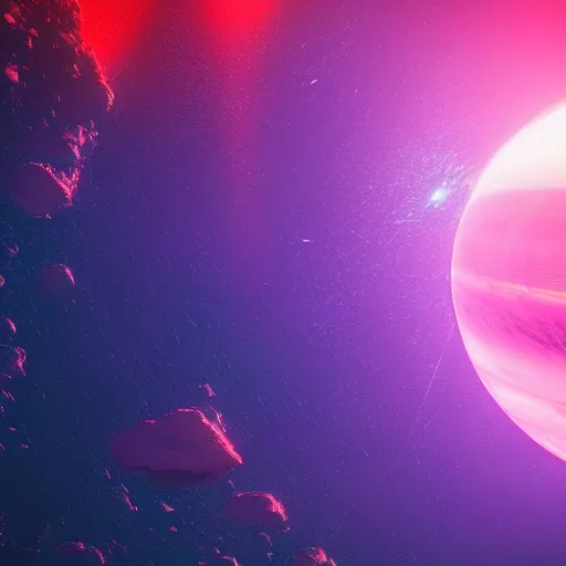 Prompt: earth in space synthwave detailed sharp focus synthwave art aesthetic octane render raw cinematic