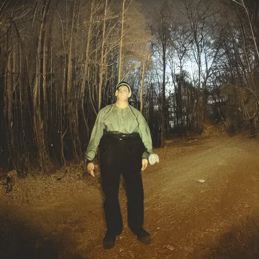 Image similar to Walter White Caught on trail Cam during Night