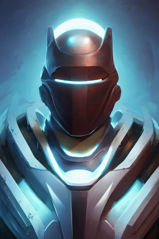 Image similar to epic mask helmet robot ninja portrait stylized as fornite style game design fanart by concept artist gervasio canda, behance hd by jesper ejsing, by rhads, makoto shinkai and lois van baarle, ilya kuvshinov, rossdraws global illumination radiating a glowing aura global illumination ray tracing hdr render in unreal engine 5