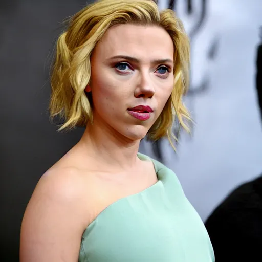 Image similar to scarlett johansson falls in love with a hobbit