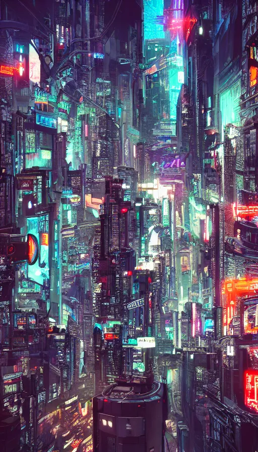 Image similar to cyberpunk city view, cinematic,4k,35mm,street photo, epic