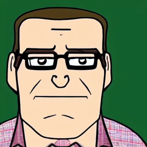 Prompt: real life photograph of Hank Hill