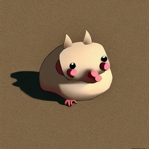 Image similar to cute hedgehog in the style of goro fujita